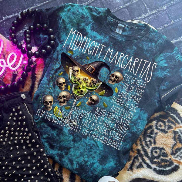 Midnight margaritas white font (MCDD) 39717 DTF transfer