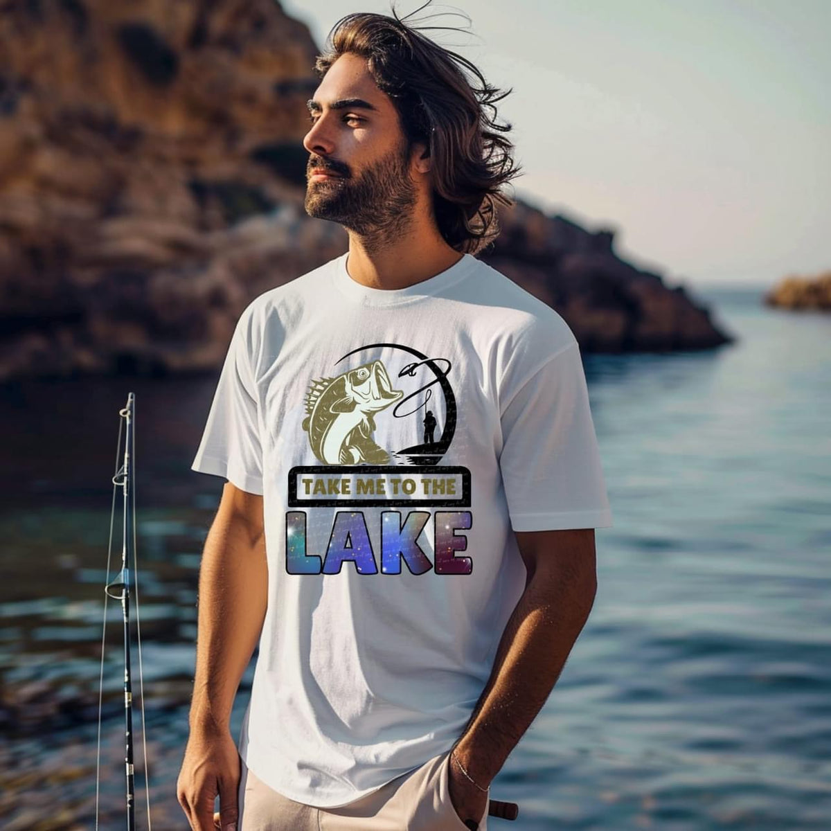 Take me to the lake galaxy 22974 DTF transfer