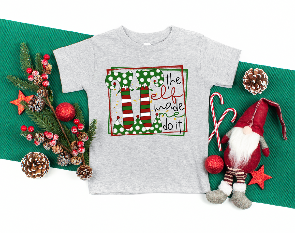 The elf made me do it 62110 DTF transfer