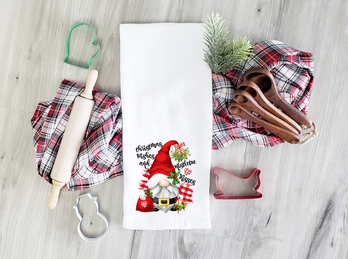 Christmas wishes and mistletoe kisses 62111 DTF transfer