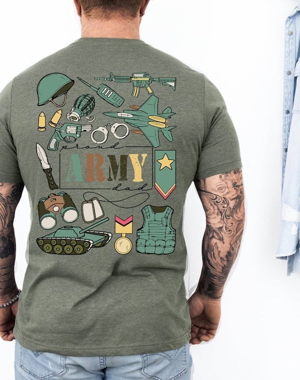 Proud military dad 29334 DTF transfer