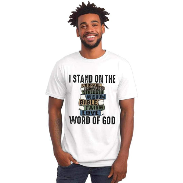 I stand on the word of god stack of books 20099 DTF Transfers