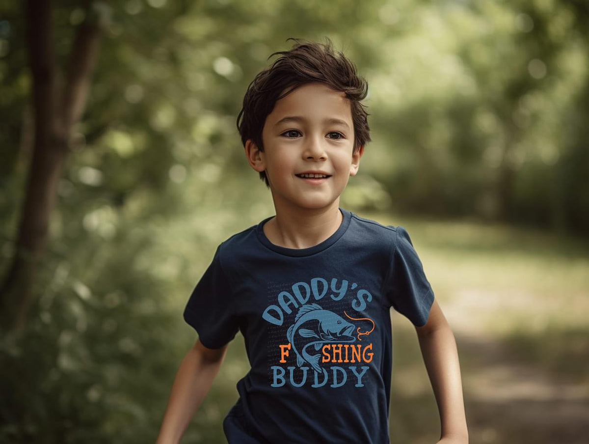 Daddy’s fishing buddy 22948 DTF transfer