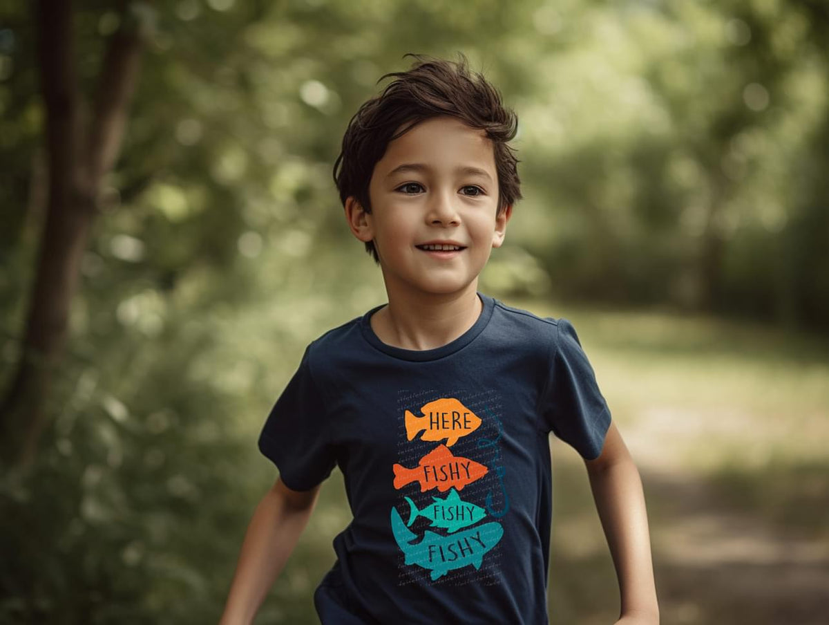 Here fishy fishy fishy 22947 DTF transfer