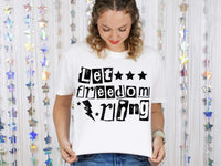 Let freedom ring BLACK (LYTTLE) 29393 DTF transfer