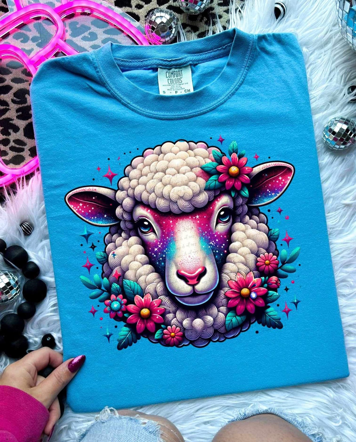 Sheep DTF transfer 13834