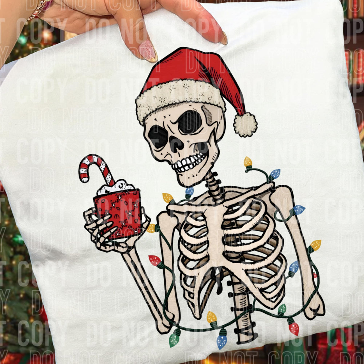 Christmas Skeleton (SBB) DTF Transfer