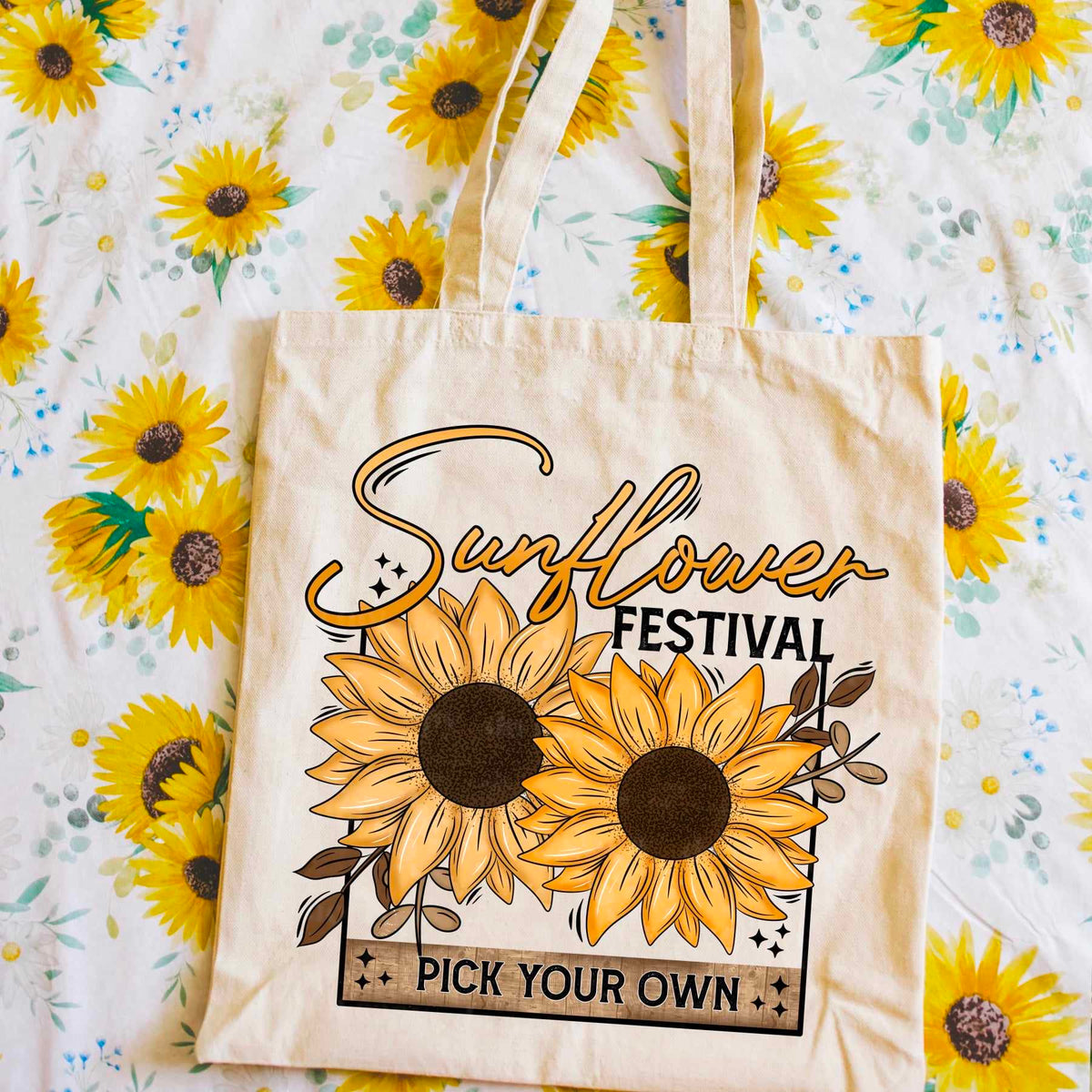 Sunflower festival pick your own (CSC) 39839 DTF transfer