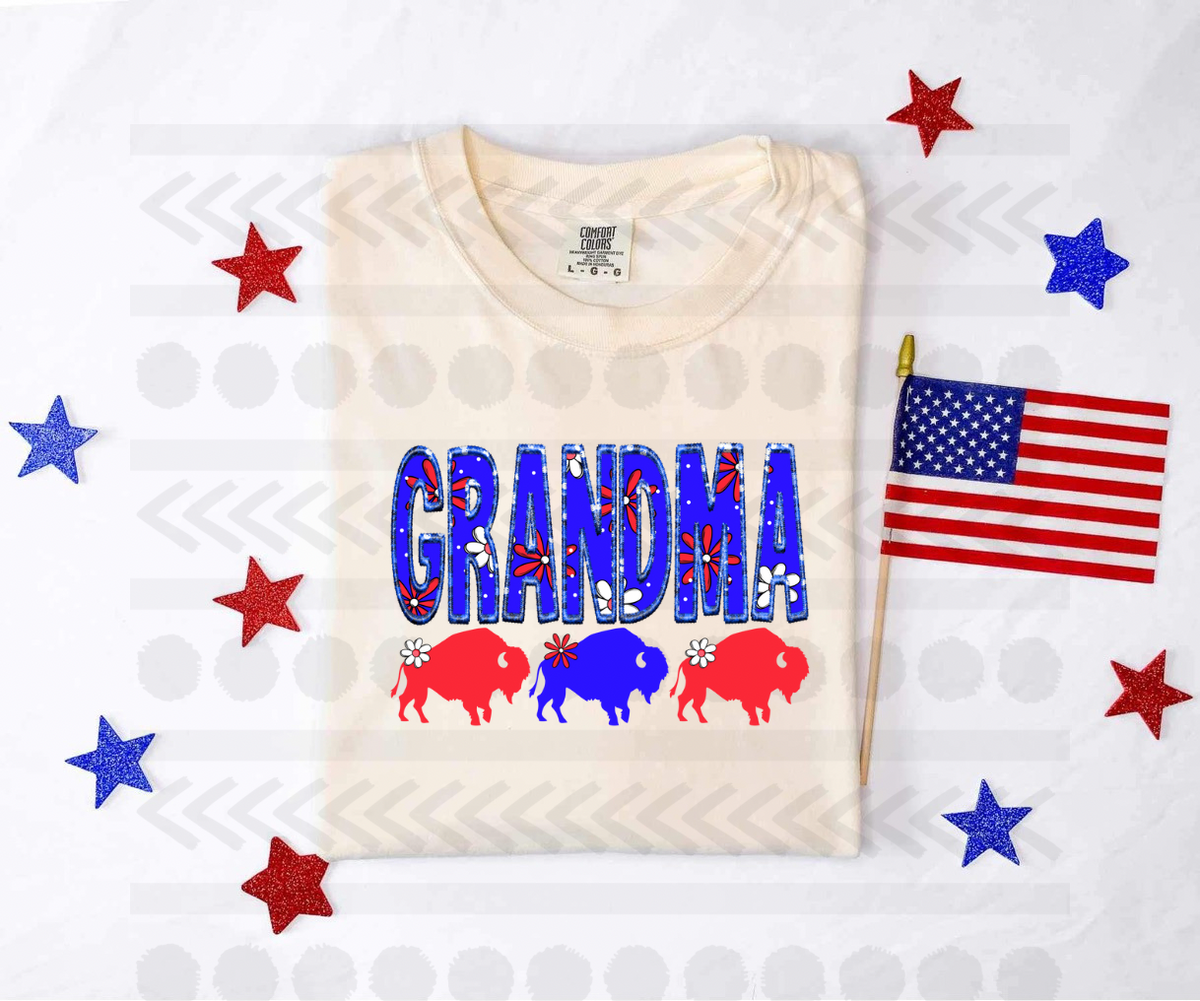 Grandma Buffalo RWB 13630 DTF transfer