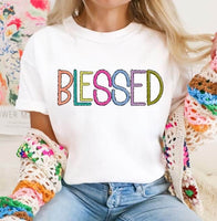 Blessed colorful (S&G) 29506 DTF transfer