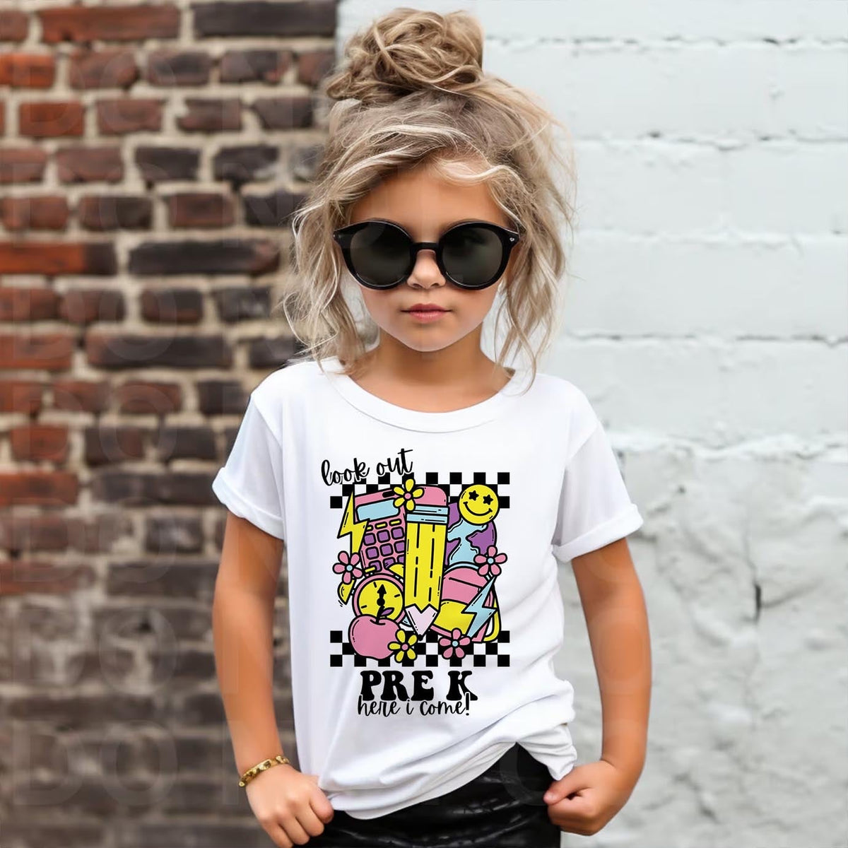 Look out pre k here I come GIRL 39810 DTF transfer