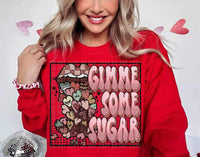 Gimme some sugar lips 20267 DTF transfer