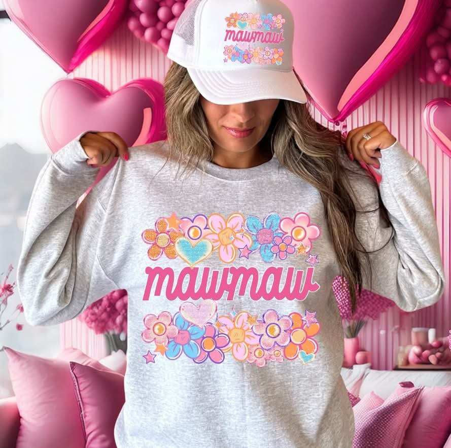 Mawmaw flowers (S&G) 77583 DTF transfer