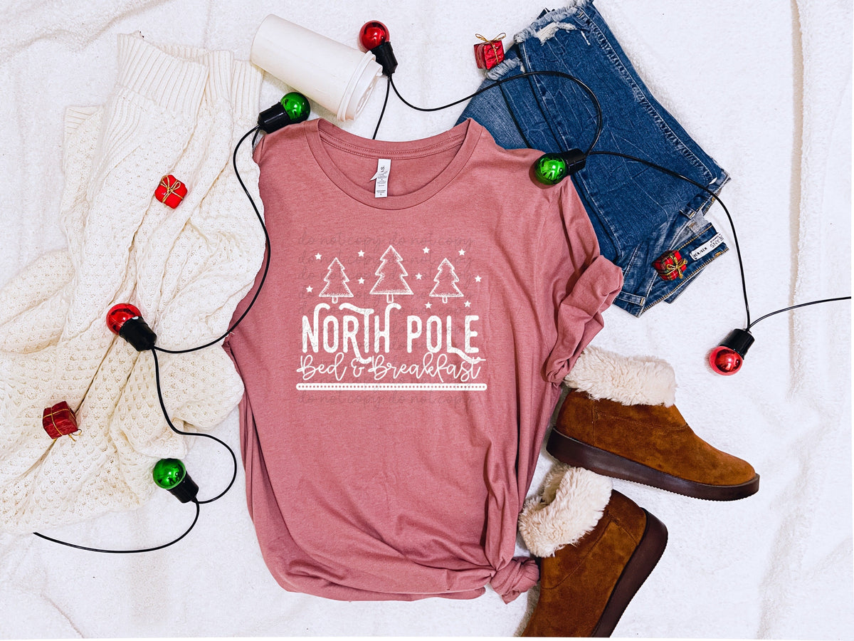 North Pole bed and breakfast 62204 DTF transfer