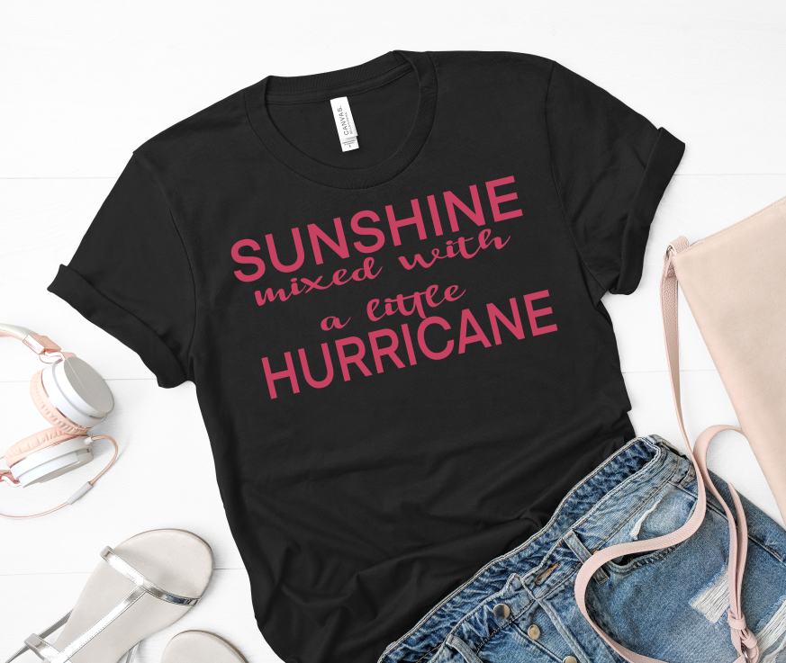 Sunshine mixed with a little hurricane 62206 DTF transfer