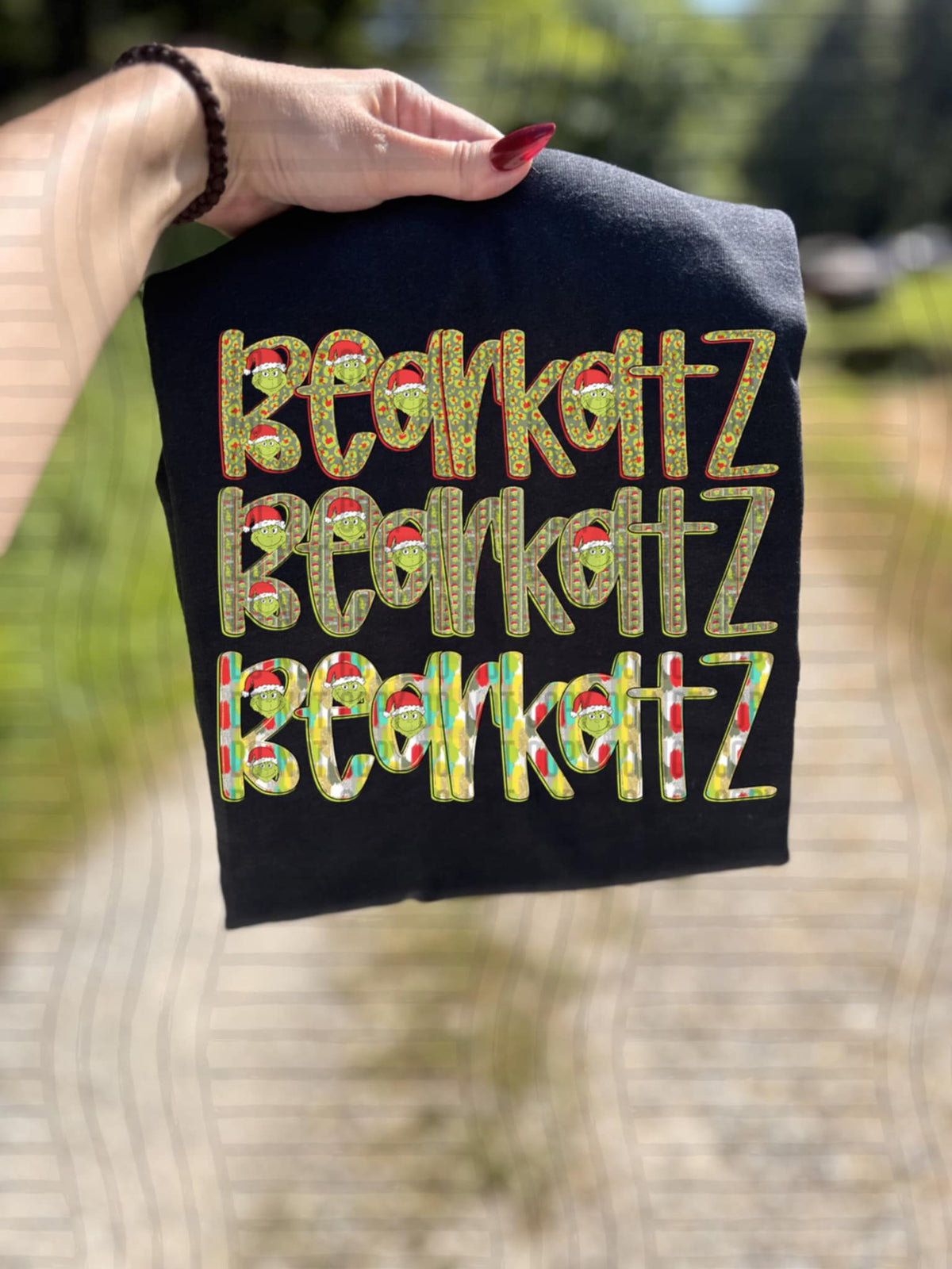 Bearkatz green guy mascot (caplinger) DTF transfer
