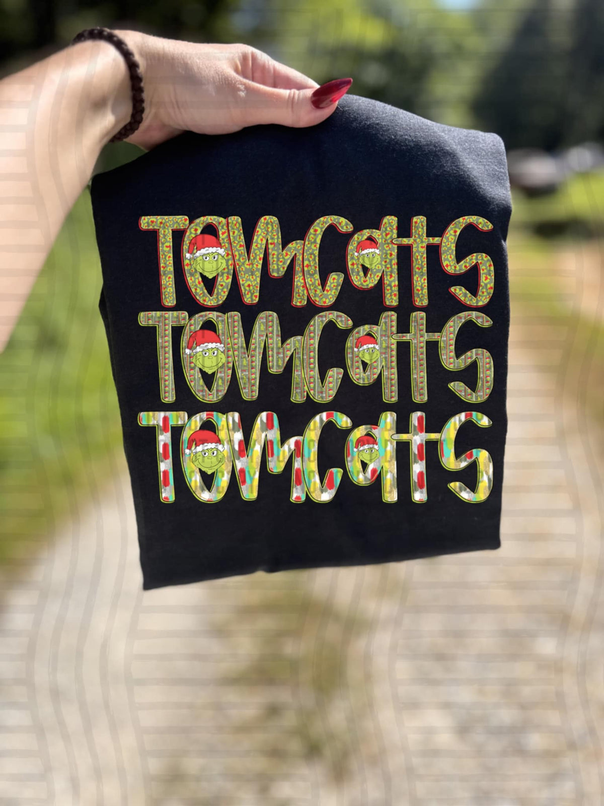 Tomcats green guy mascot (caplinger) DTF transfer
