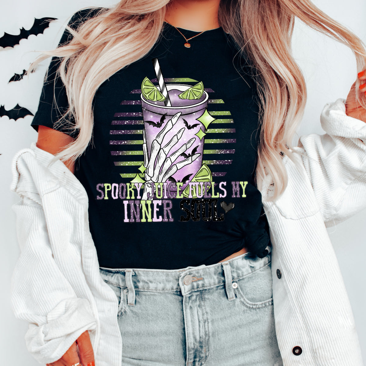 Spooky juice fuels my inner soul VIRGO DTF transfer