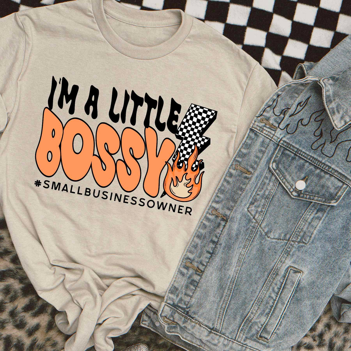 I’m a little bossy #smallbusinessowner (SAL) 29657 DTF transfer