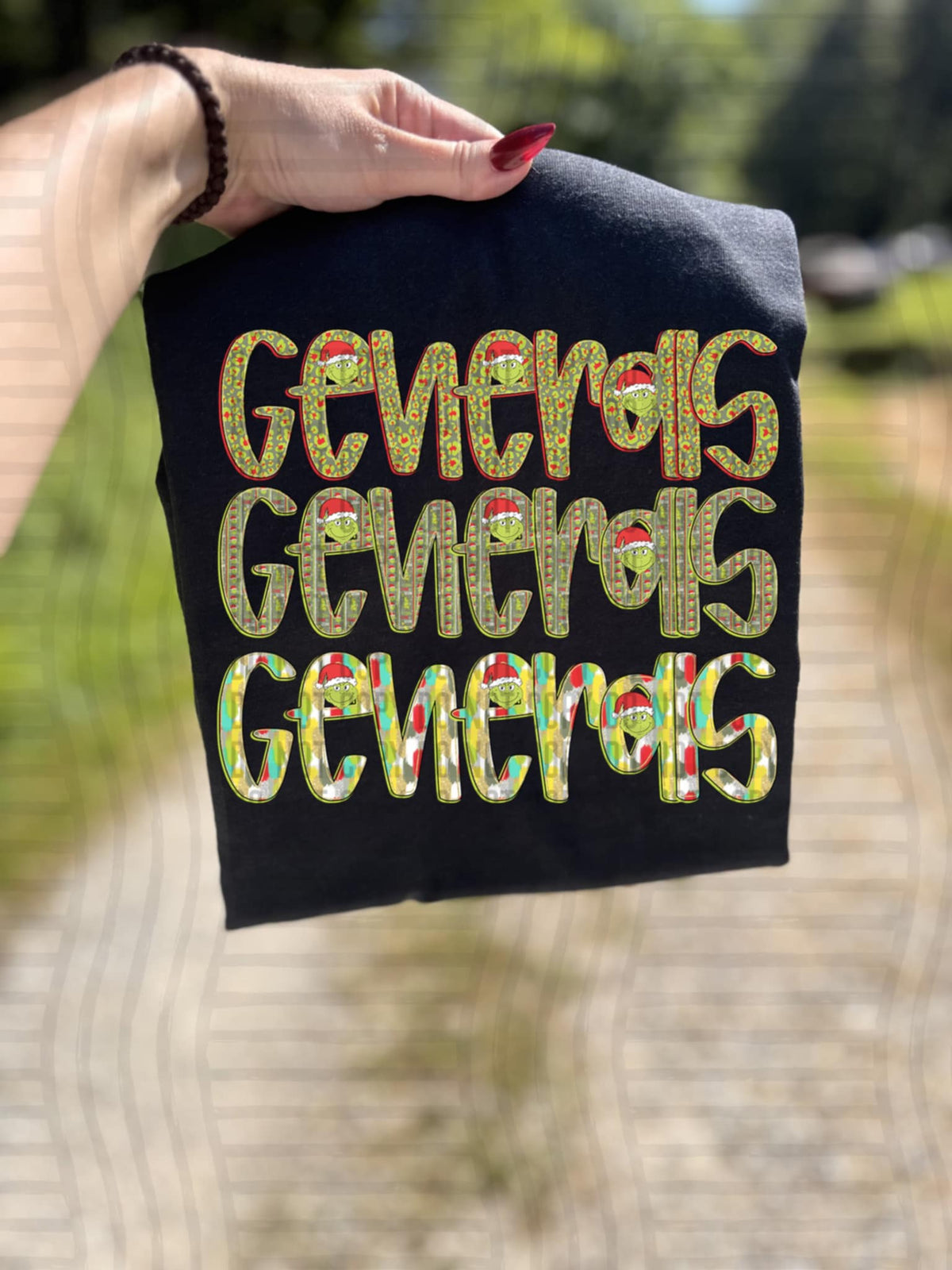Generals green guy mascot (caplinger) DTF transfer