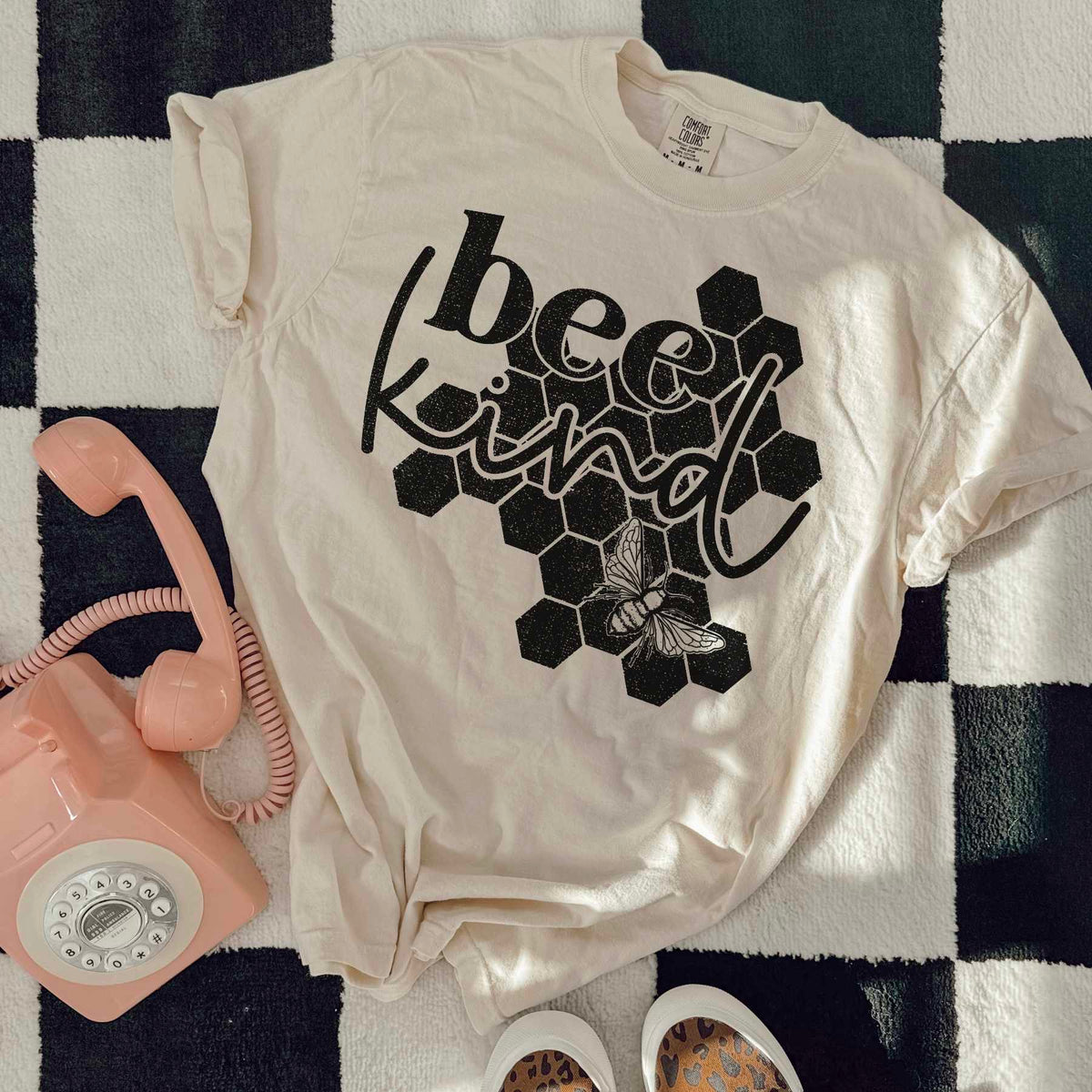 Bee kind BLACK (SAL) 29655 DTF transfer