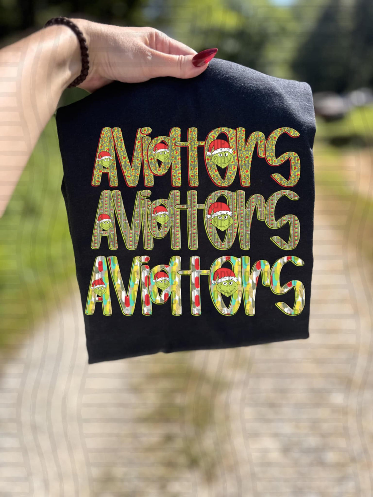 Aviators green guy mascot (caplinger) DTF transfer