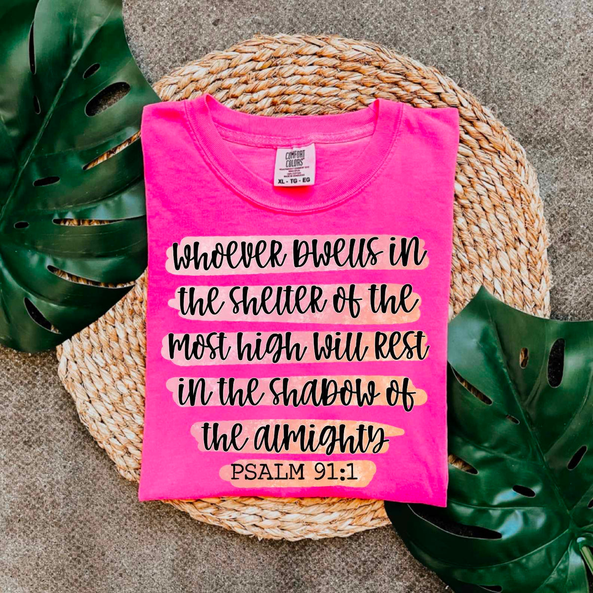 Whoever dwells in the shelter of the most high will rest in the shadow of the almighty (SAL) 29641 DTF transfer