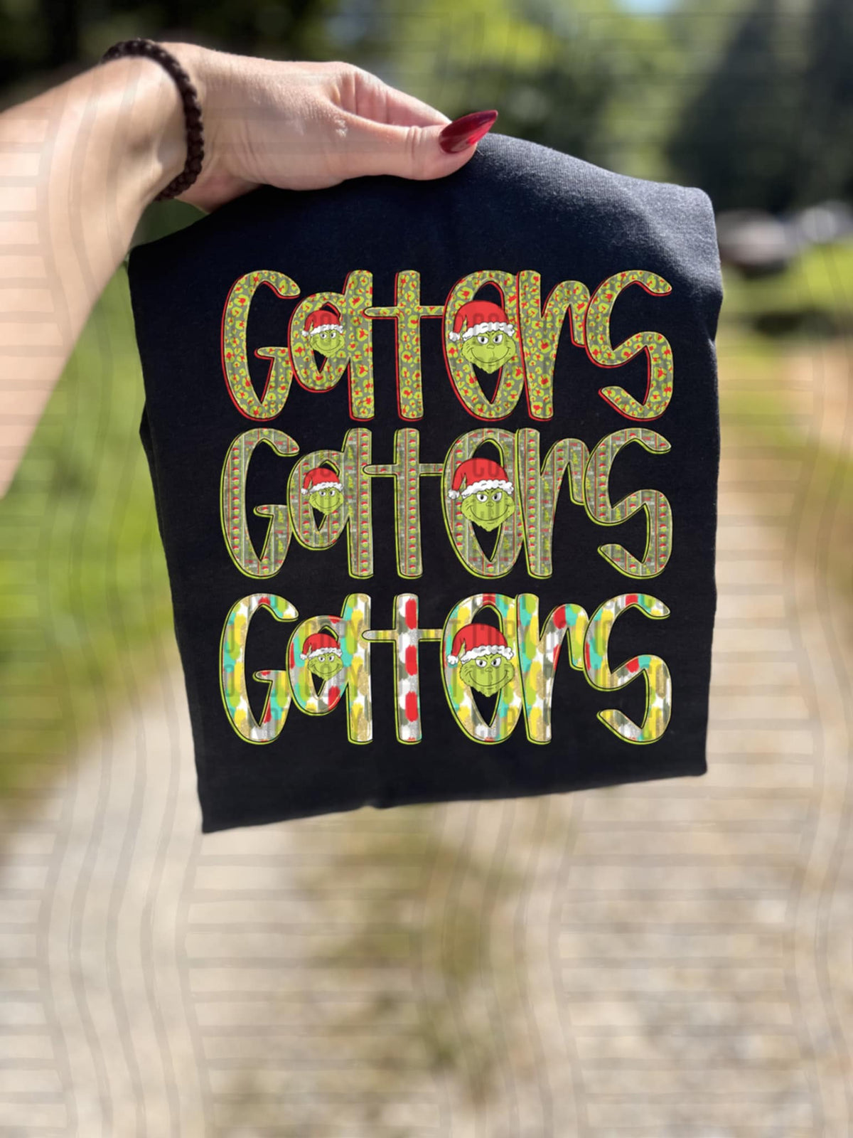 Gators green guy mascot (caplinger) DTF transfer