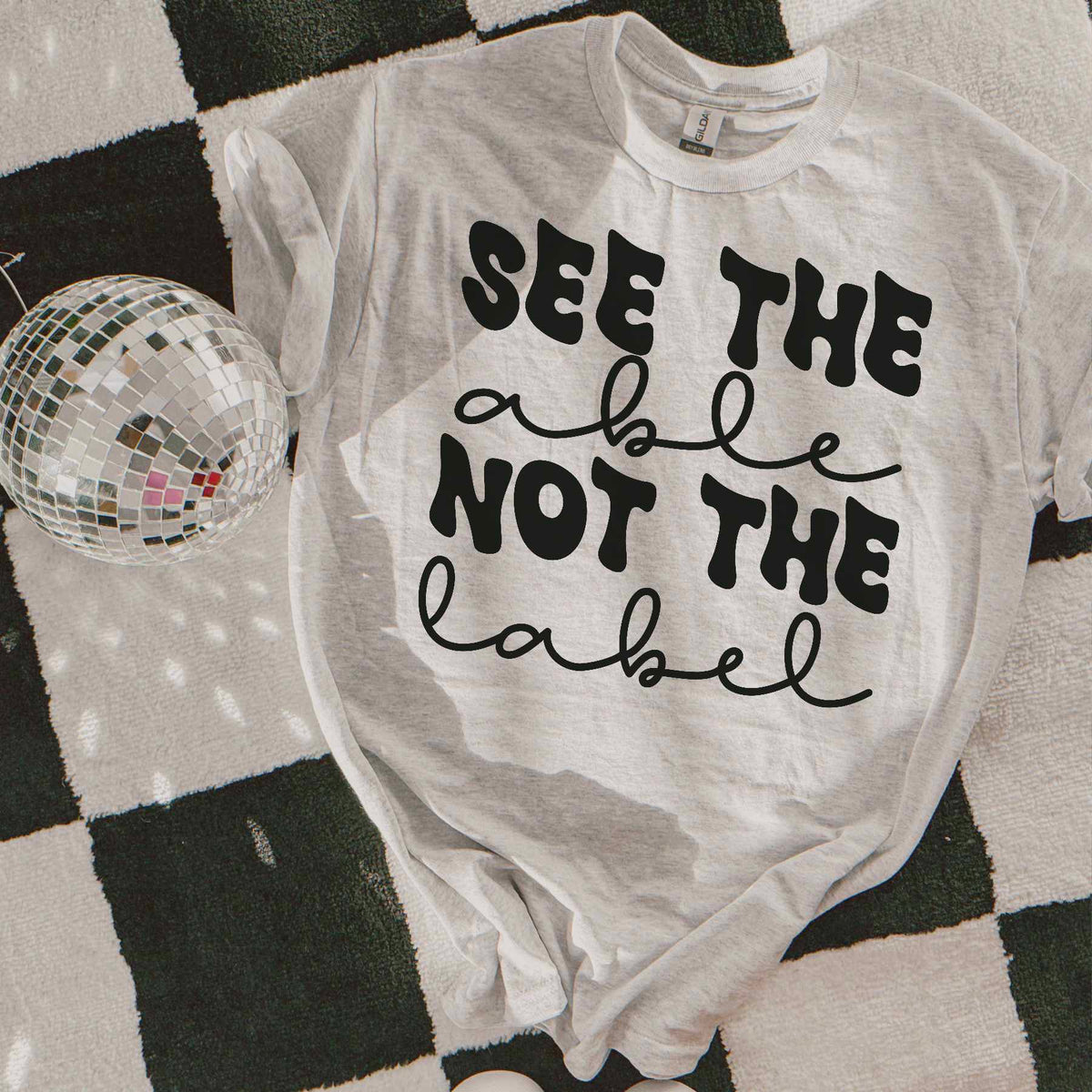See the able not the label BLACK (SAL) 29649 DTF transfer