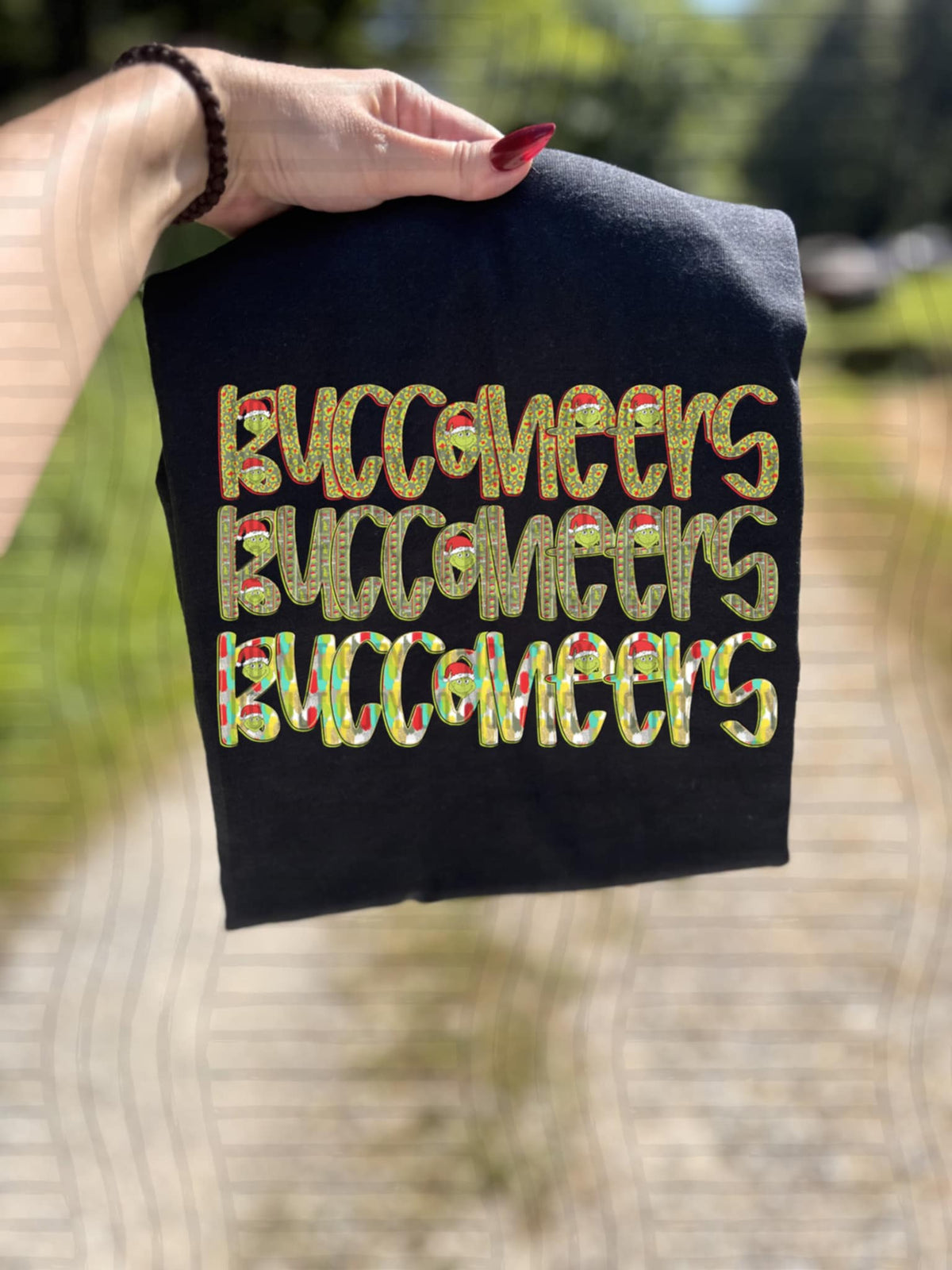 Buccaneers green guy mascot (caplinger) DTF transfer