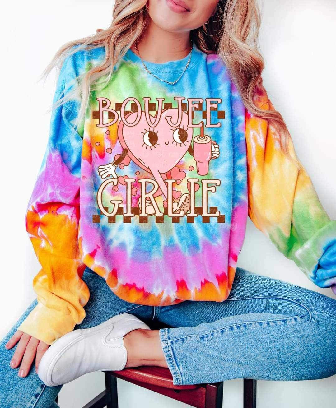 Boujee girlie heart with cup (LYTTLE) 20333 DTF transfer