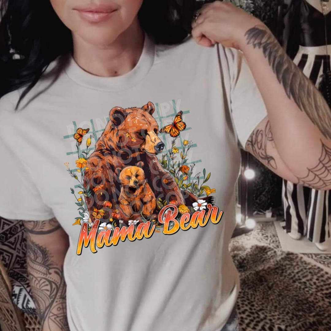 Mama bear (bear and cubs) 29691 DTF transfer