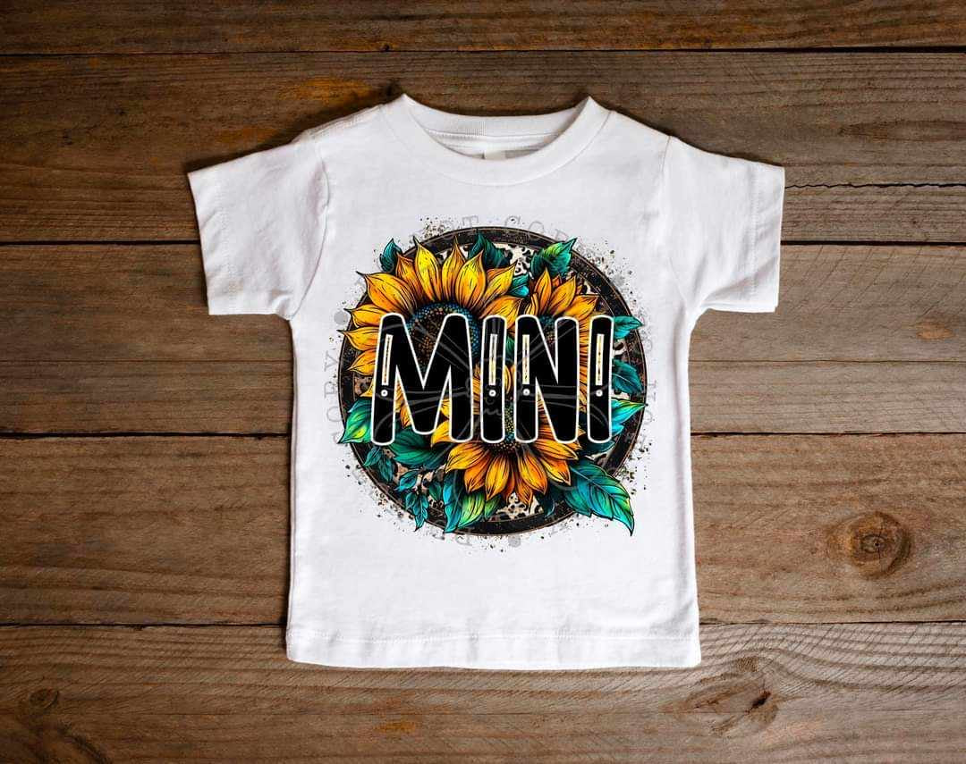 Mini sunflower circle (FDCD) 29712 DTF transfer