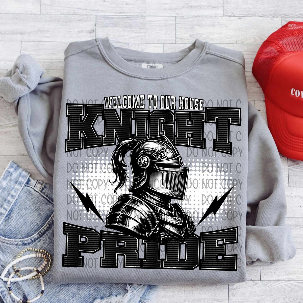 Welcome to our house knight pride (SWD) 29730 DTF transfer