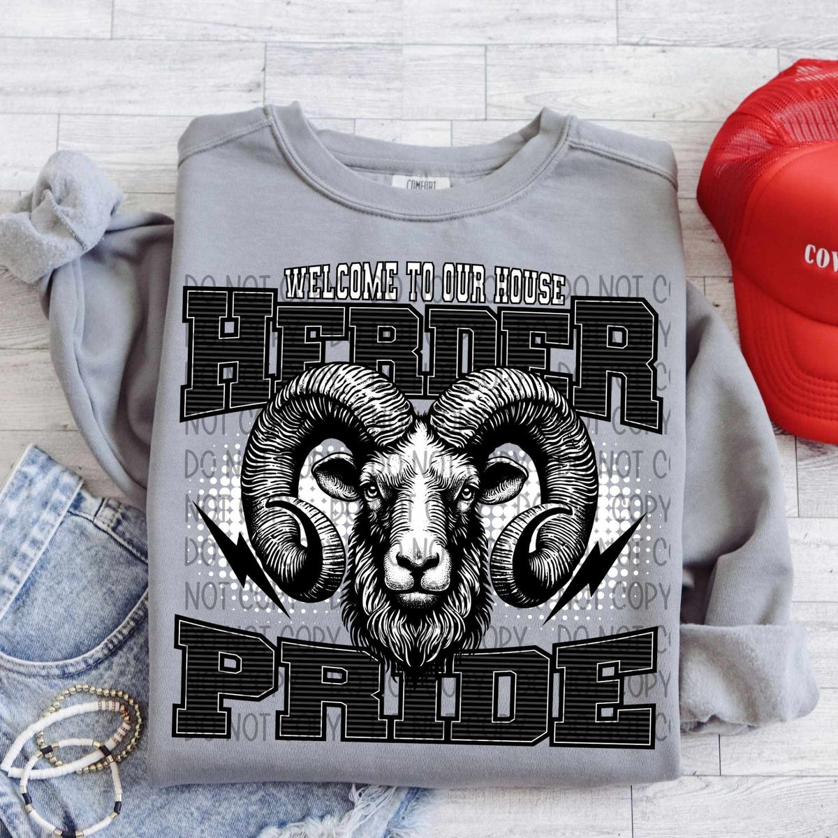 Welcome to our house herder pride (SWD) 29724 DTF transfer