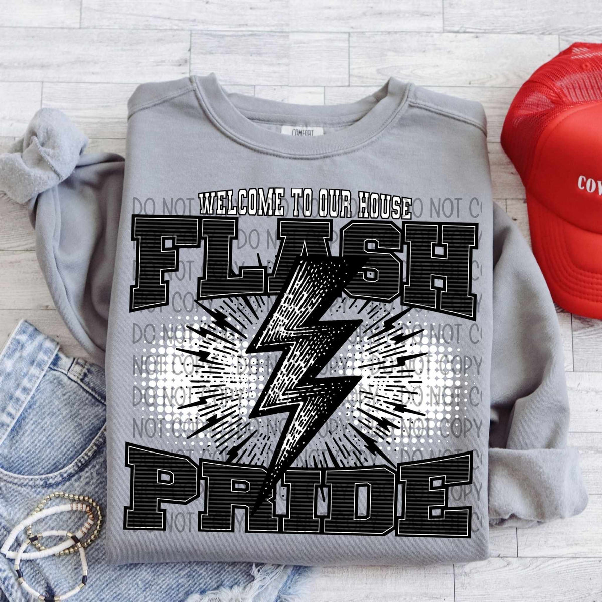 Welcome to our house flash pride (SWD) 29717 DTF transfer