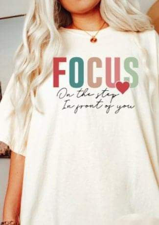 Focus on the step in front of you 20463 DTF transfer