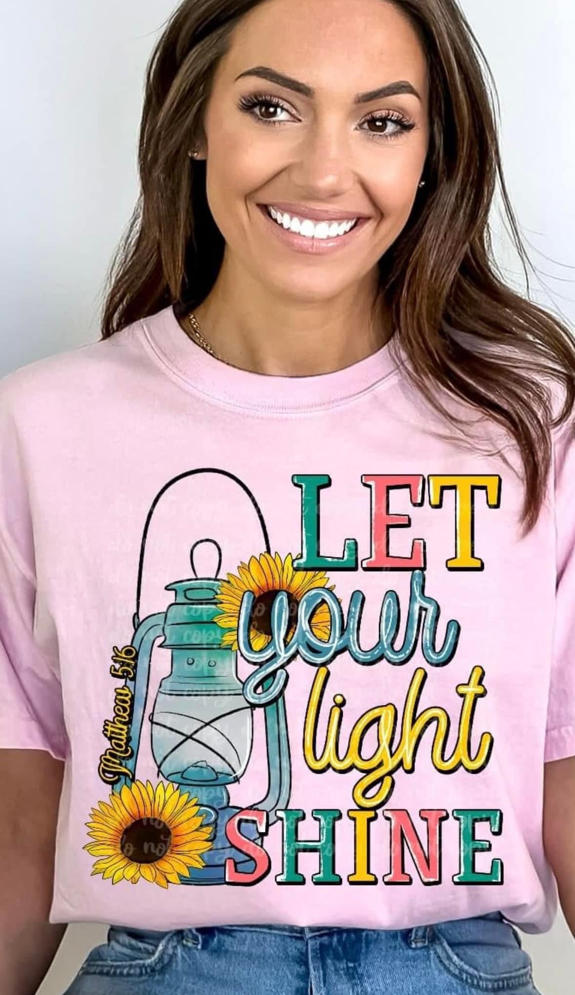 Let your light shine lantern 62474 DTF transfer