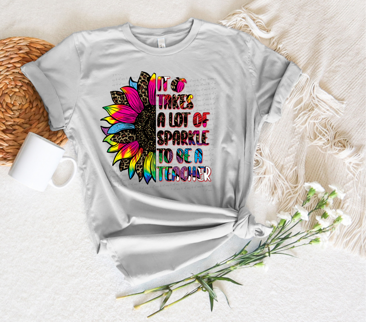 It takes a lot of sparkle to be a teacher 13456 DTF transfer