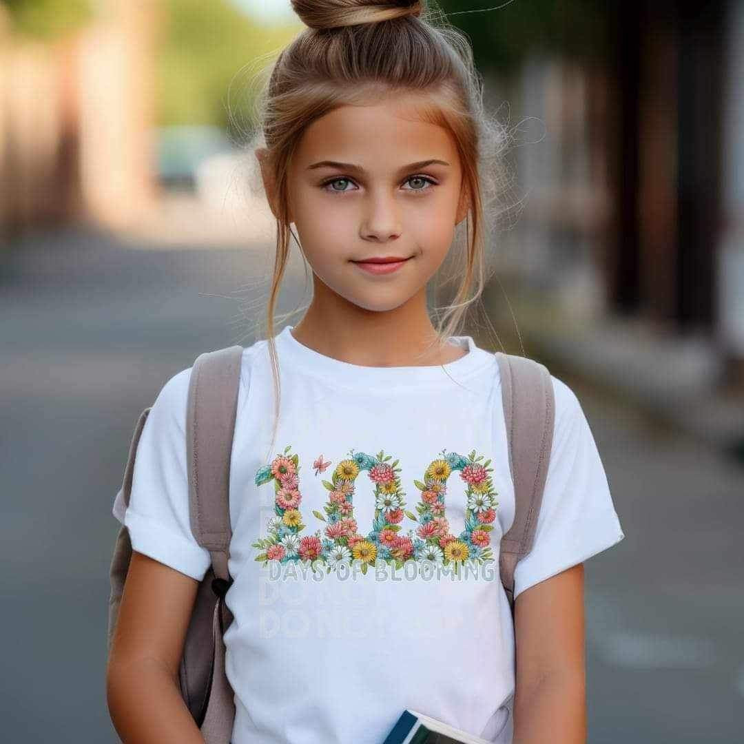 100 days of blooming florals 20551 DTF transfer