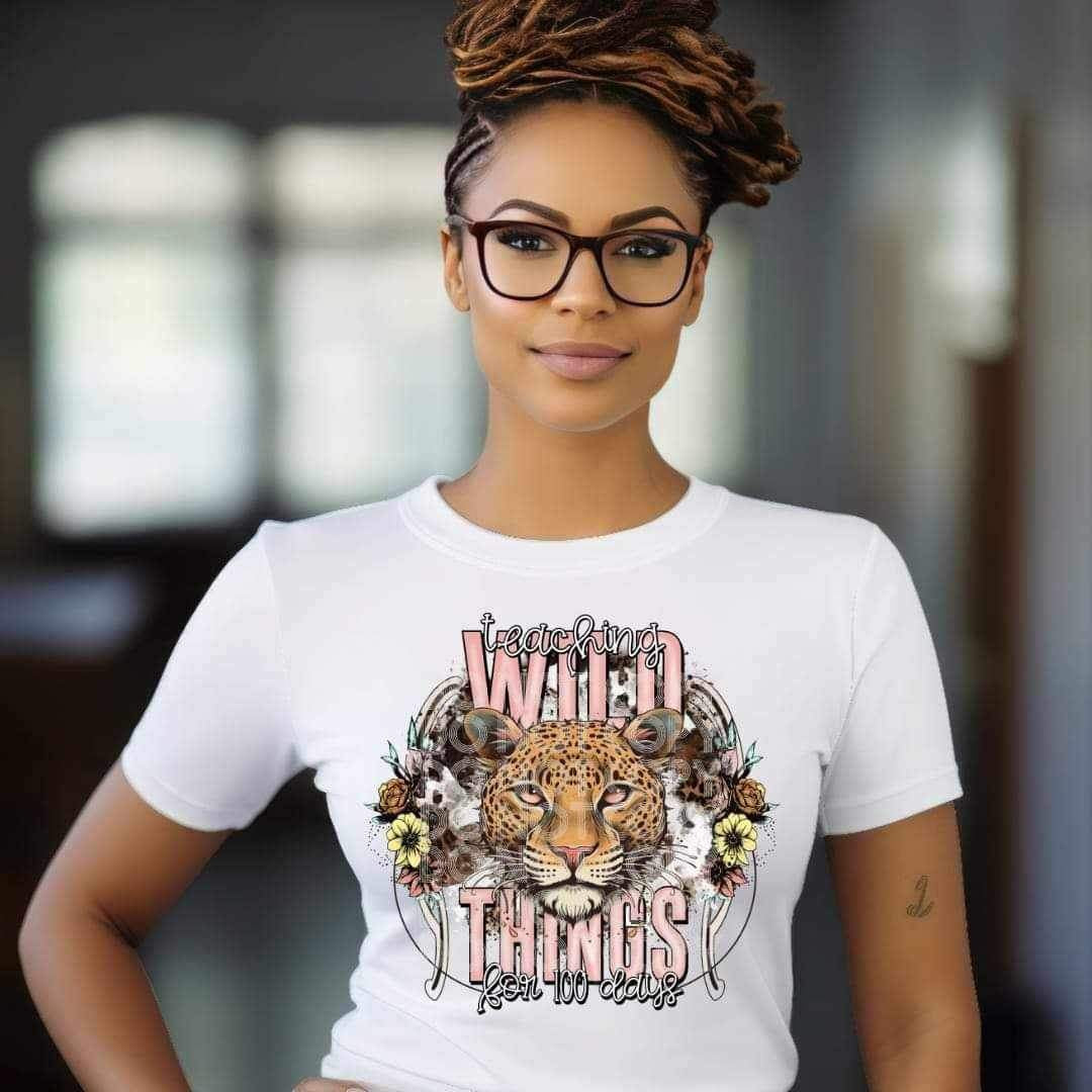 Teaching wild things for 100 days 20542 DTF transfer