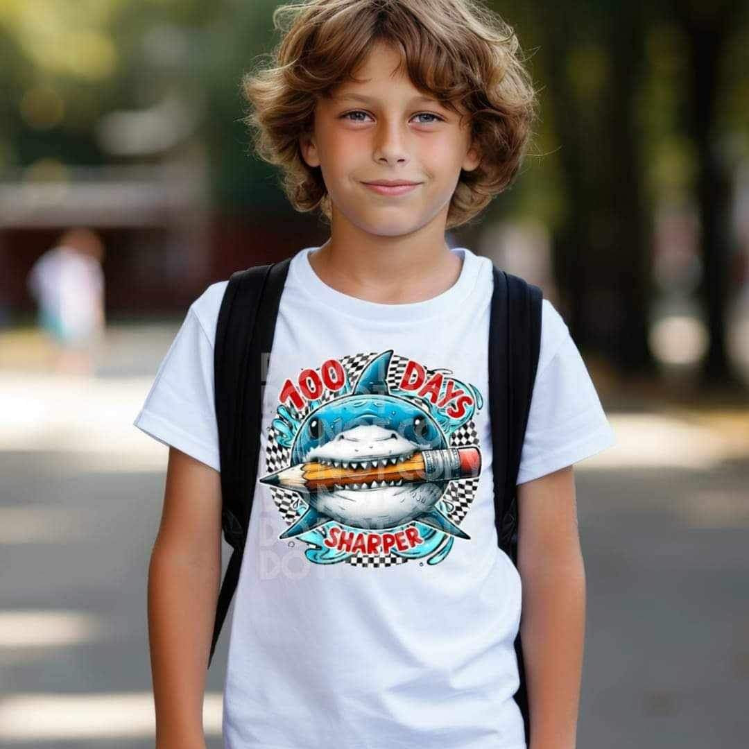 100 days sharper shark 20529 DTF transfer