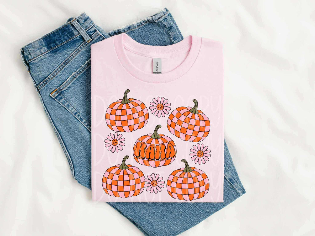 Mama disco pumpkins (ph) DTF transfer