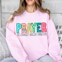 Prayer the strongest wireless connection 20573 DTF transfer