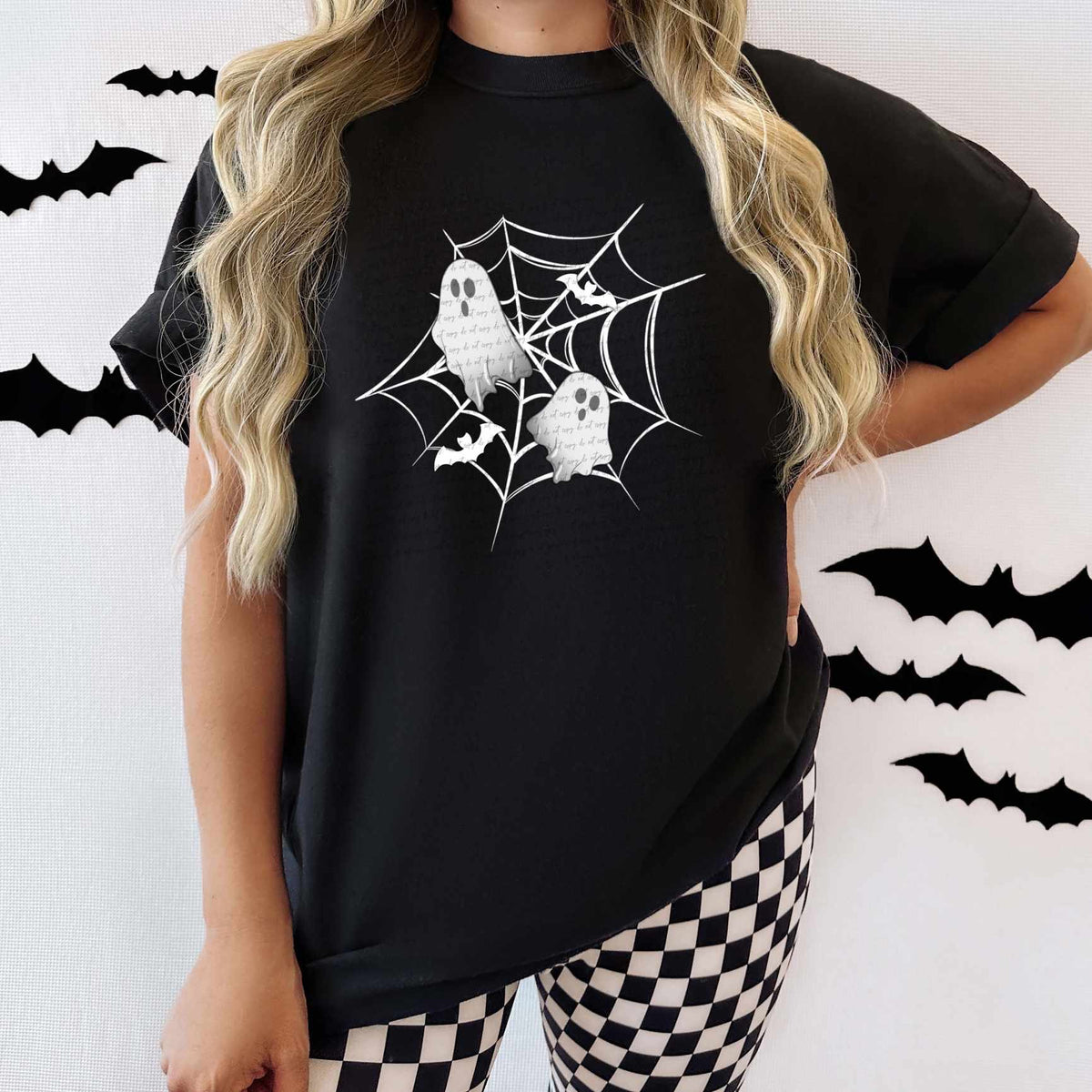 Ghosts white webs 41837 DTF TRANSFER