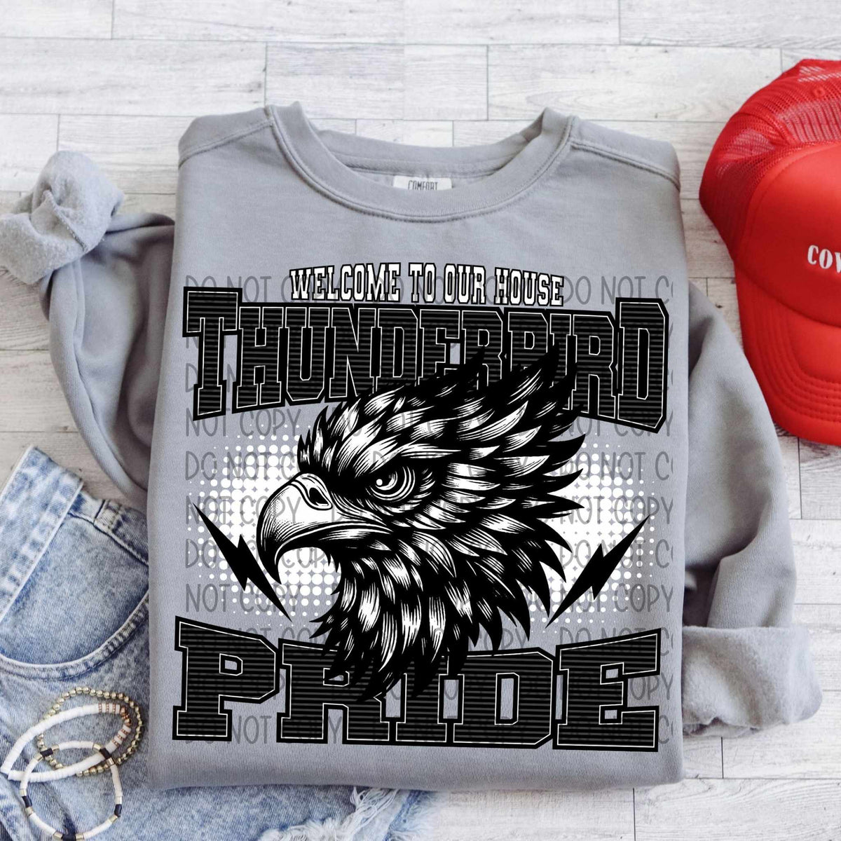 Welcome to our house thunderbird pride 29973 DTF transfer