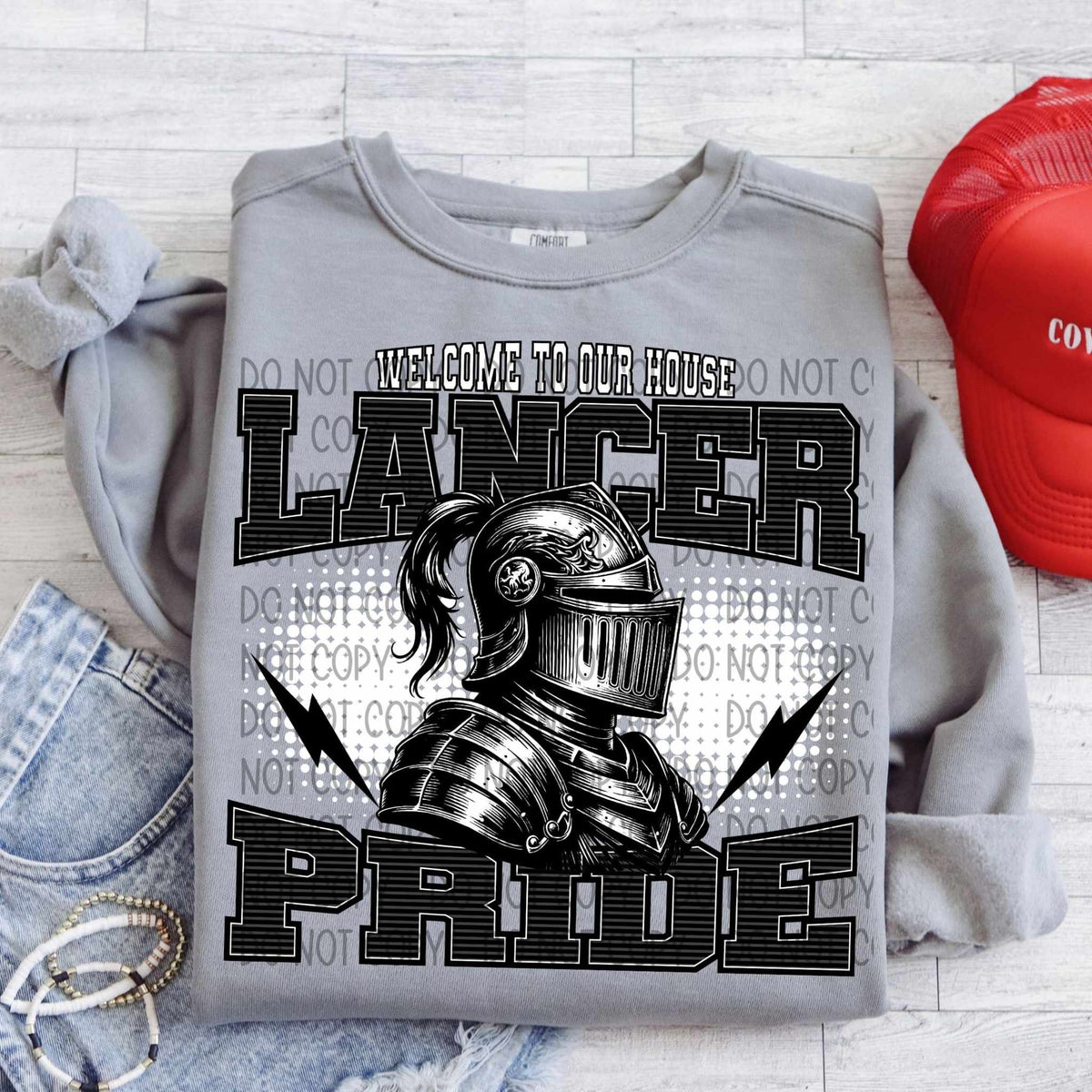 Welcome to our house lancer pride 29969 DTF transfer