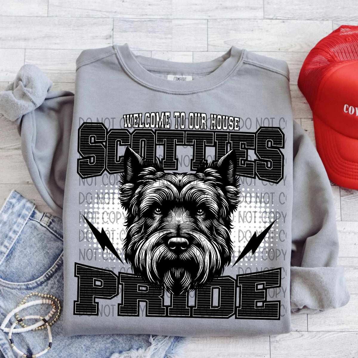 Welcome to our house scotties pride 29964 DTF transfer