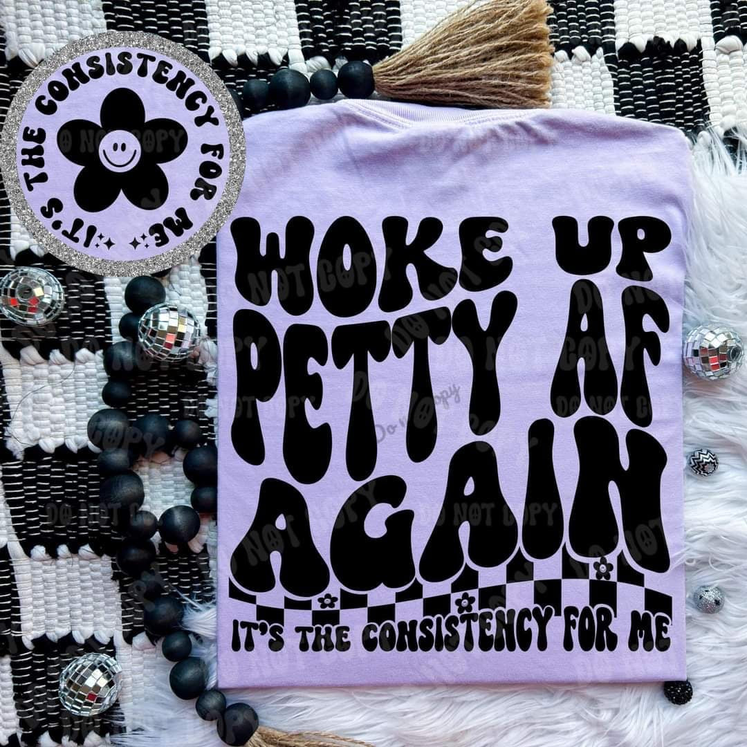 Woke up petty af again its the consistency for me (back only, front purchased separately) (HW) 31117 DTF transfer