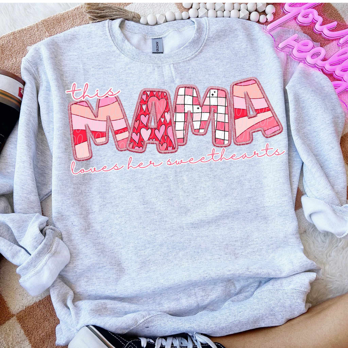 This mama loves her sweethearts (CITY) 79176 DTF transfer